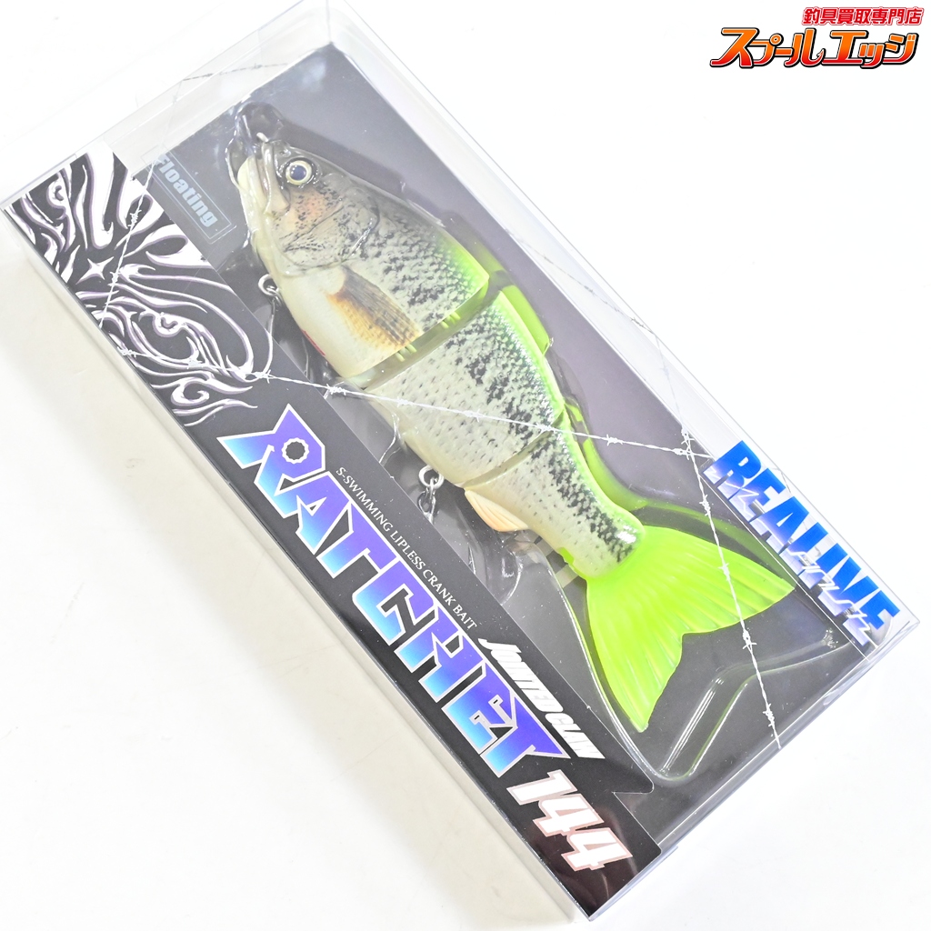 【ガンクラフト】 ジョインテッドクロー ラチェット 144 タイプF ベリアルGMチャートラージマウスバス GUN-CRAFT JOINTED CLAW RATCHET 淡水用ルアー K_060