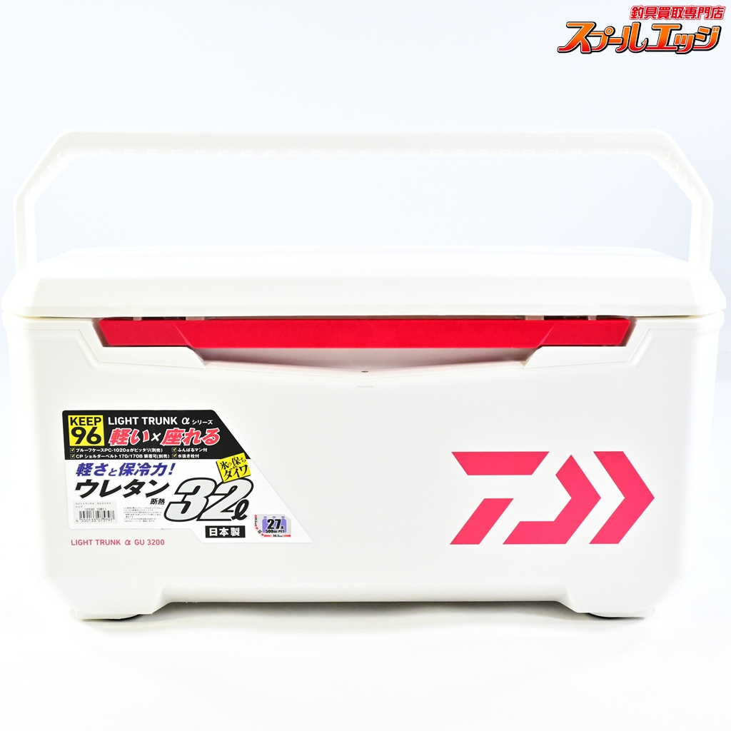 【ダイワ】 ライトトランク αアルファ GU3200 レッド 32L クーラーボックス DAIWA LIGHT TRUNK アウトドア キャンプ K_180