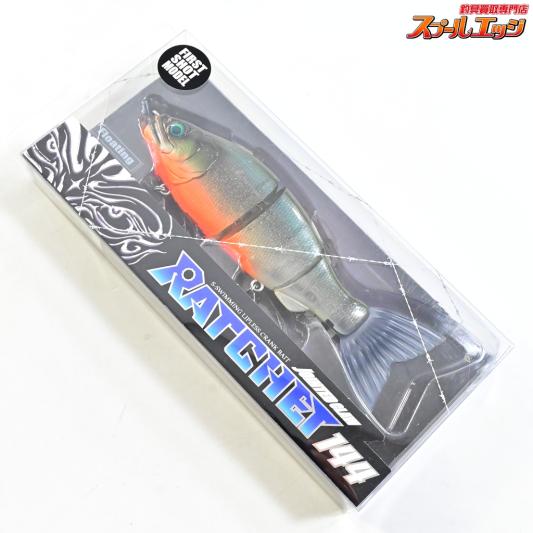 【ガンクラフト】 ジョインテッドクロー ラチェット 144 タイプF  世界の怪魚ピラニア GUN-CRAFT JOINTED CLAW RATCHET 淡水用ルアー バス シーバス K_060