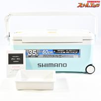 【シマノ】 スペーザ ベイシス 35L キャスター NS-D35Y インショアブルー クーラーボックス キャスター付 SHIMANO SPAZA BASIS CASTER K_200