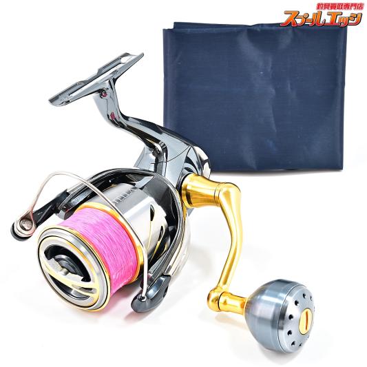 【シマノ】 14ステラ 3000HG 夢屋34mmアルミラウンドノブ装着 SHIMANO STELLA