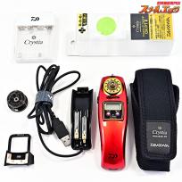 【ダイワ】 クリスティア ワカサギ CR PT II+ レッド 外部電源ユニットボックス&電源ボックス&アルミスプール&ケース付 ワカサギ用電動リール DAIWA Crystia WAKASAGI