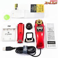 【ダイワ】 クリスティア ワカサギ CR PT II+ レッド 外部電源ユニットボックス&電源ボックス&アルミスプール付 ワカサギ用電動リール DAIWA Crystia WAKASAGI