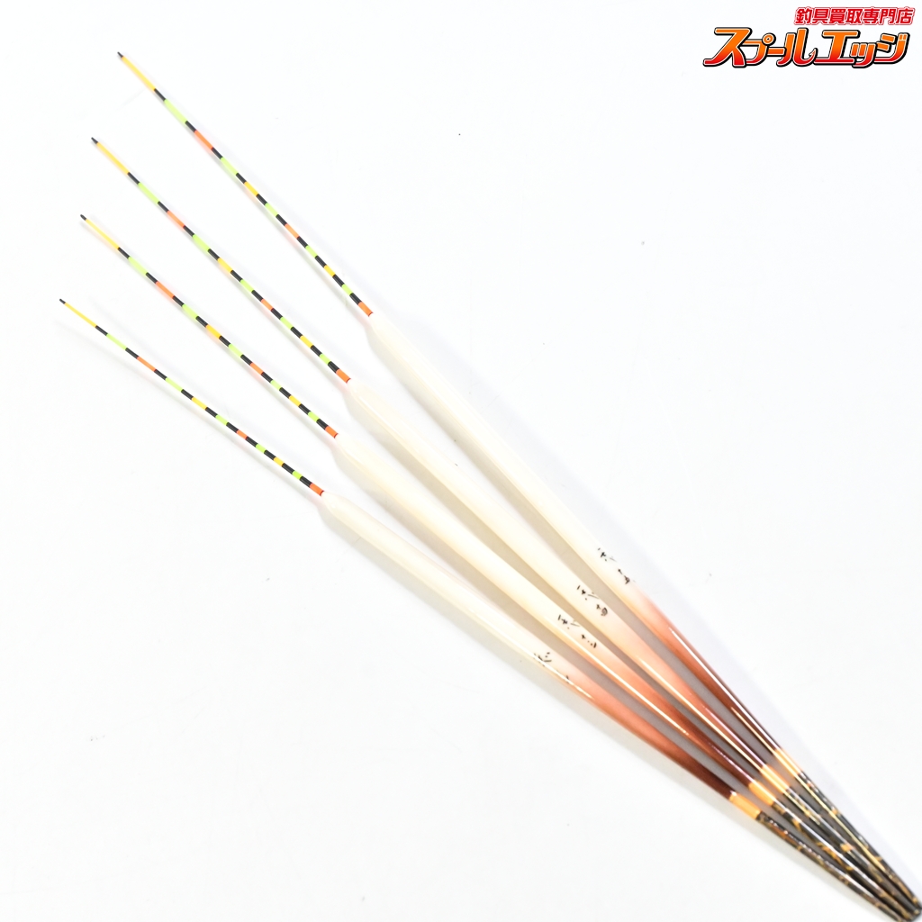 【一志】 へら浮き 12/13/14/15 4本 ウキ うき K_060