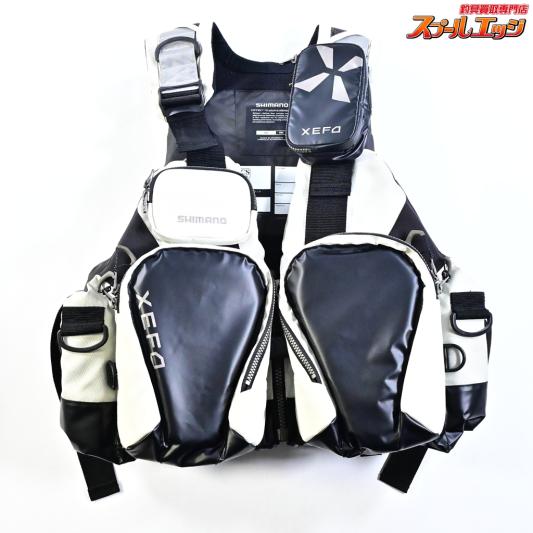 【シマノ】 ゼフォー サーフトリッパーベスト VF-275M スプラッシュグレー サイズフリー ライフベスト ライフジャケット SHIMANO XEFO K_080