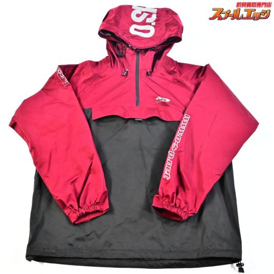 【O.S.P】 ハーフジップレインパーカー ボルドーブラック サイズXL ジャケット オーエスピー OSP K_060
