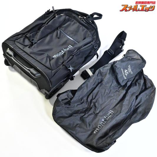 【モンベル】 ウィーリーバッグ 60 60Lキャリーバッグ ブラック 45L用レインカバー付 mont-bell K_140