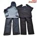 【がまかつ】 25アルテマシールドプロ オールウェザースーツ GM-3798 ブラックxグレー サイズL ミドラー付 Gamakatsu K_100