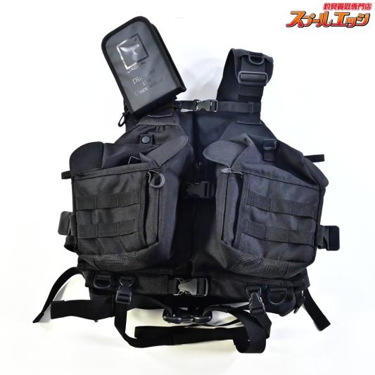 【ジャッカル】 バーサタイルゲームベスト ブラック JACKALL VERSATILE GAME VEST K_060
