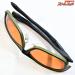 【ゼクー】 ステルス F-1893 マットブラックxカーキー ラスターオレンジ 偏光サングラス Zeque STELTH K_060