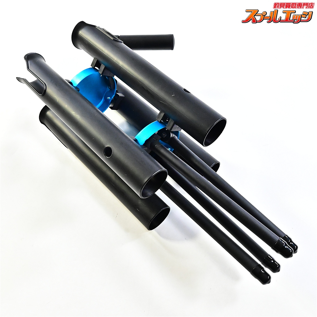 【ムカイフィッシング】 スポットフォー 4本ロッドスタンド 有頂天ブルーブラック MUKAI ROD-STAND SPOT-4 K_100