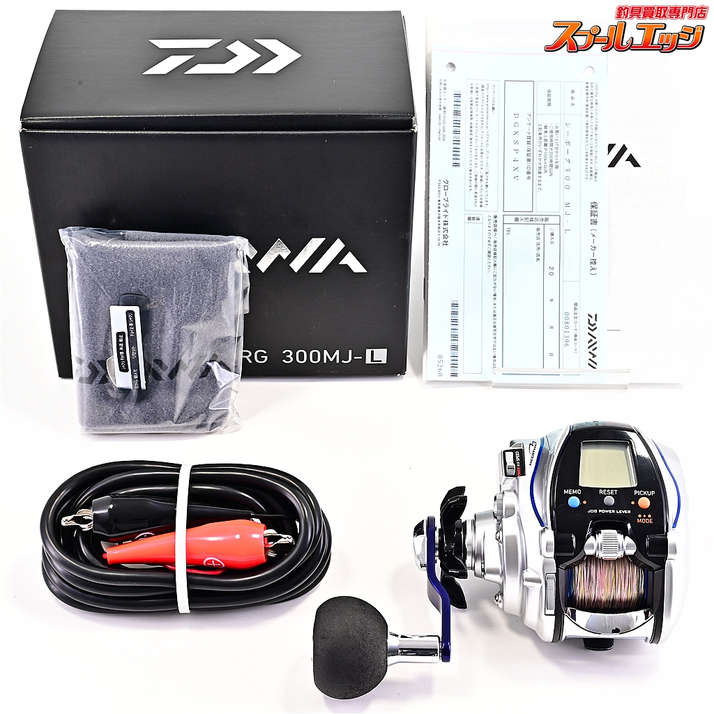 【ダイワ】 シーボーグ 300MJ-L 使用距離37.2km 使用143時間 DAIWA SEABORG