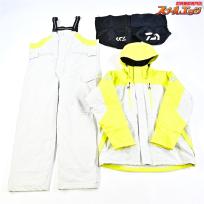 【ダイワ】 PUオーシャンサロペット ウィンタースーツ DW-6006 サルファスプリング サイズL DAIWA K_060