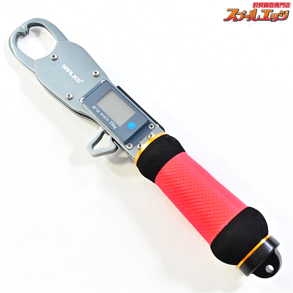 【サンライク】 デジタルフィッシュグリップ デジタル計量スケール Max25kg オートOFF機能付き SANLIKE K_060