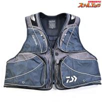 【ダイワ】 バリアテック ショートベスト DV-3008 サイズM 鮎ベスト DAIWA 友釣り コロガシ K_060
