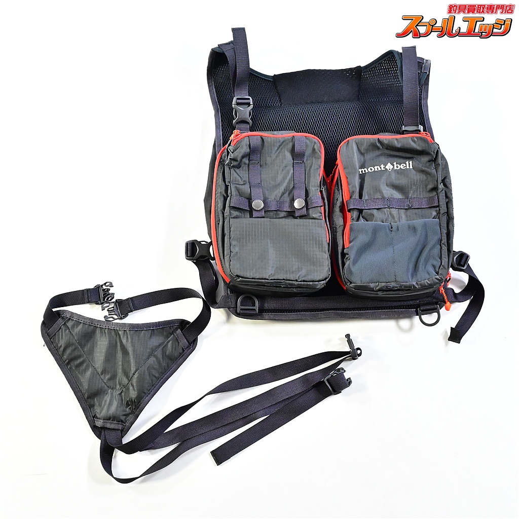 【モンベル】 チェストタックルパックアングラーベスト フィッシングベスト mont-bell K_060