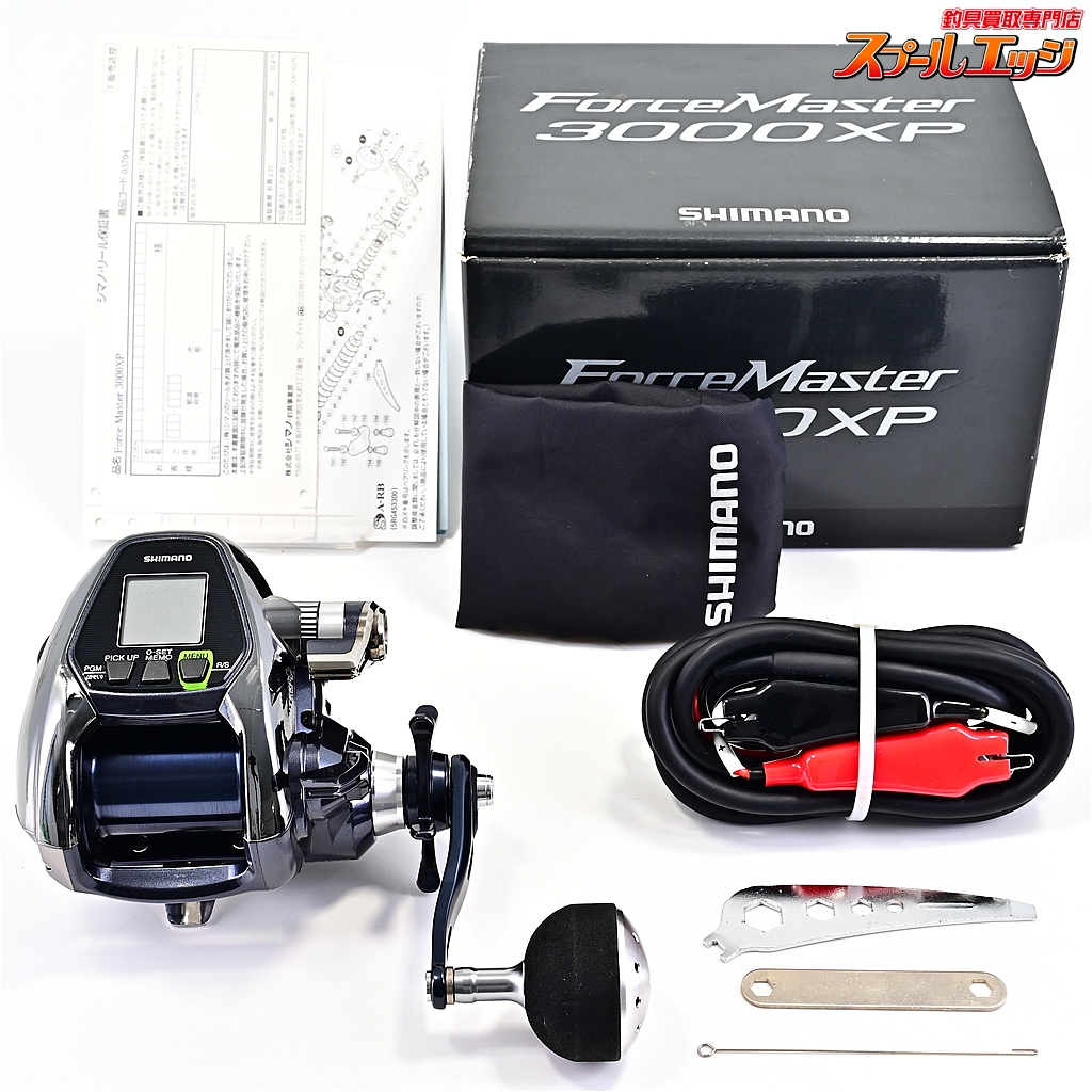 【シマノ】 17フォースマスター 3000XP 使用距離8.5m 使用41.5時間 SHIMANO FORCE MASTER