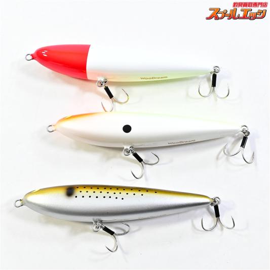 【ウッドリーム】 ディーボニート 140 レッドヘッド&コノシロ&オレンジクラウン 3個セット WooDream D-Bonito 海水用ルアー K_060