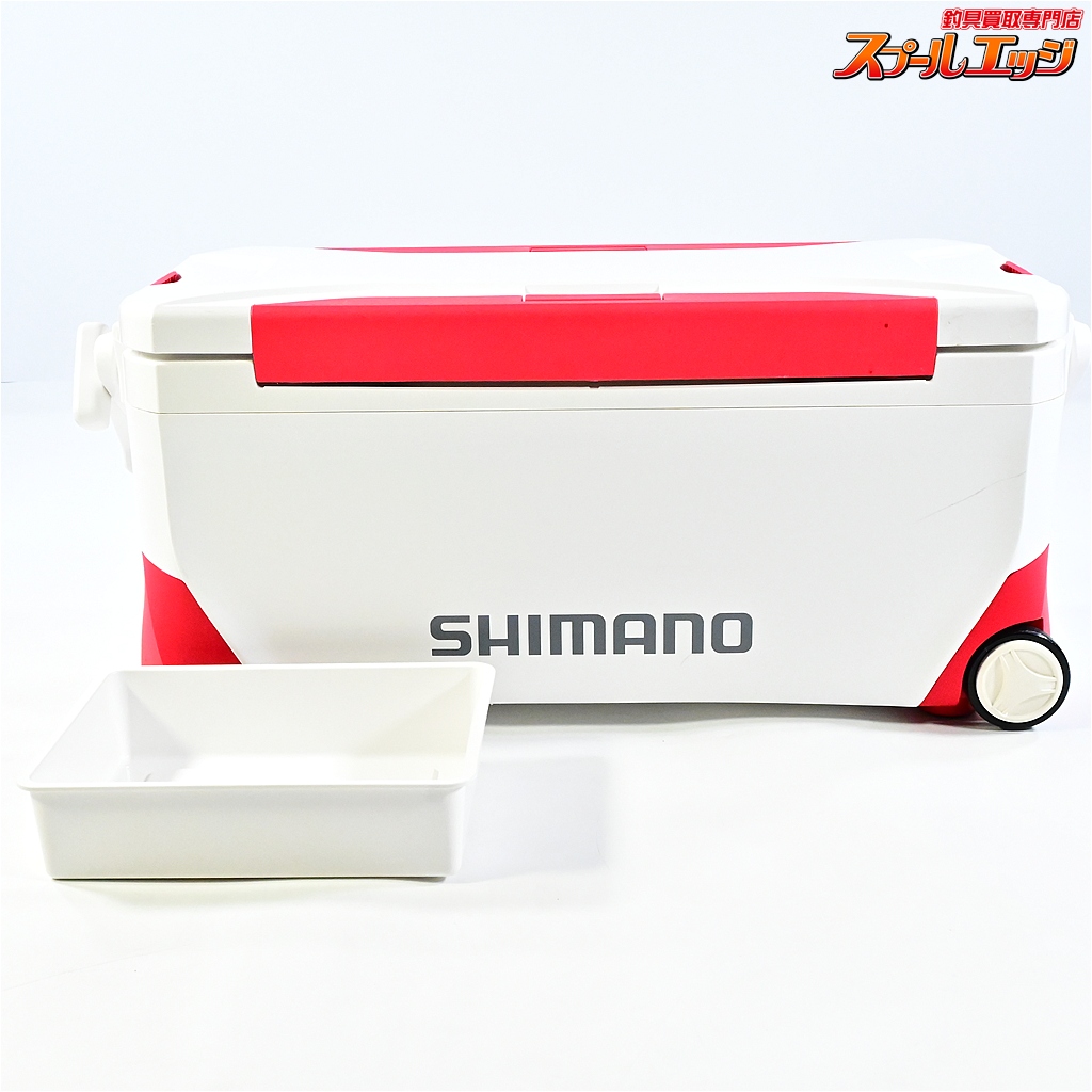 【シマノ】 24スペーザライト 35L NS-E35Y キャスター付 レッド クーラーボックス SHIMANO SPAZA LIGHT K_189