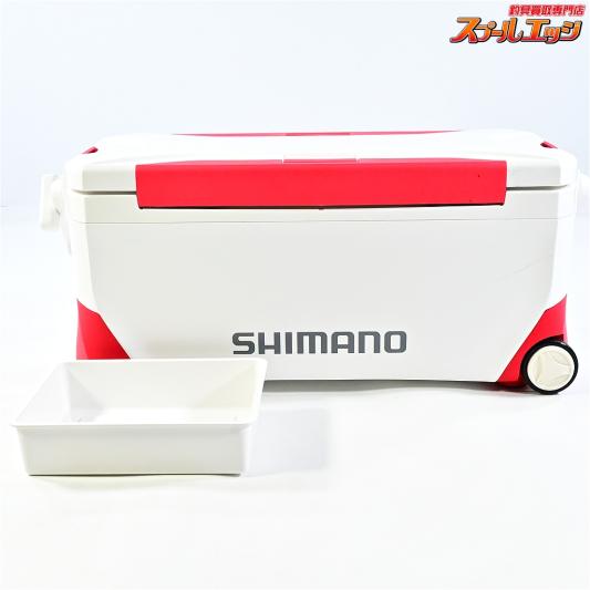 【シマノ】 24スペーザライト 35L NS-E35Y キャスター付 レッド クーラーボックス SHIMANO SPAZA LIGHT K_189