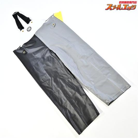 【アーバンリサーチxフィッシャーマン】 サロペットパンツ サイズ3L ブラック&グレー URBAN RESEARCHxFISHERMAN K_100