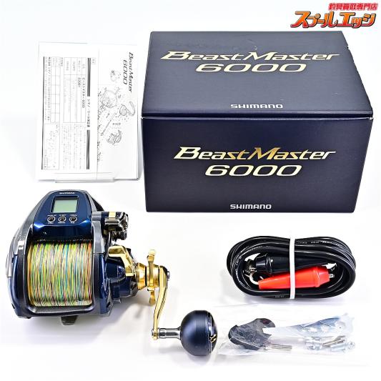 【シマノ】 19ビーストマスター 6000 使用距離31.3km 使用168.5時間 SHIMANO BEASTMASTER