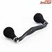 【SLPワークス】 24クランクハンドル 110mm RCSパワーライトノブM2個装着 SLP-WORKS CRANK HANDLE