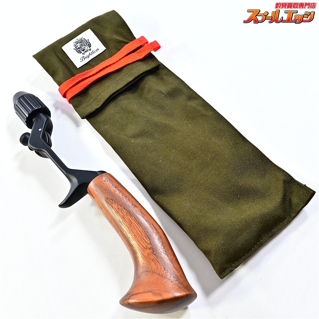 【ブライトリバー】 チャッカー フラットブラック ウォールナットガングリップ シングル BRIGHTLIVER CHUCKER K_060