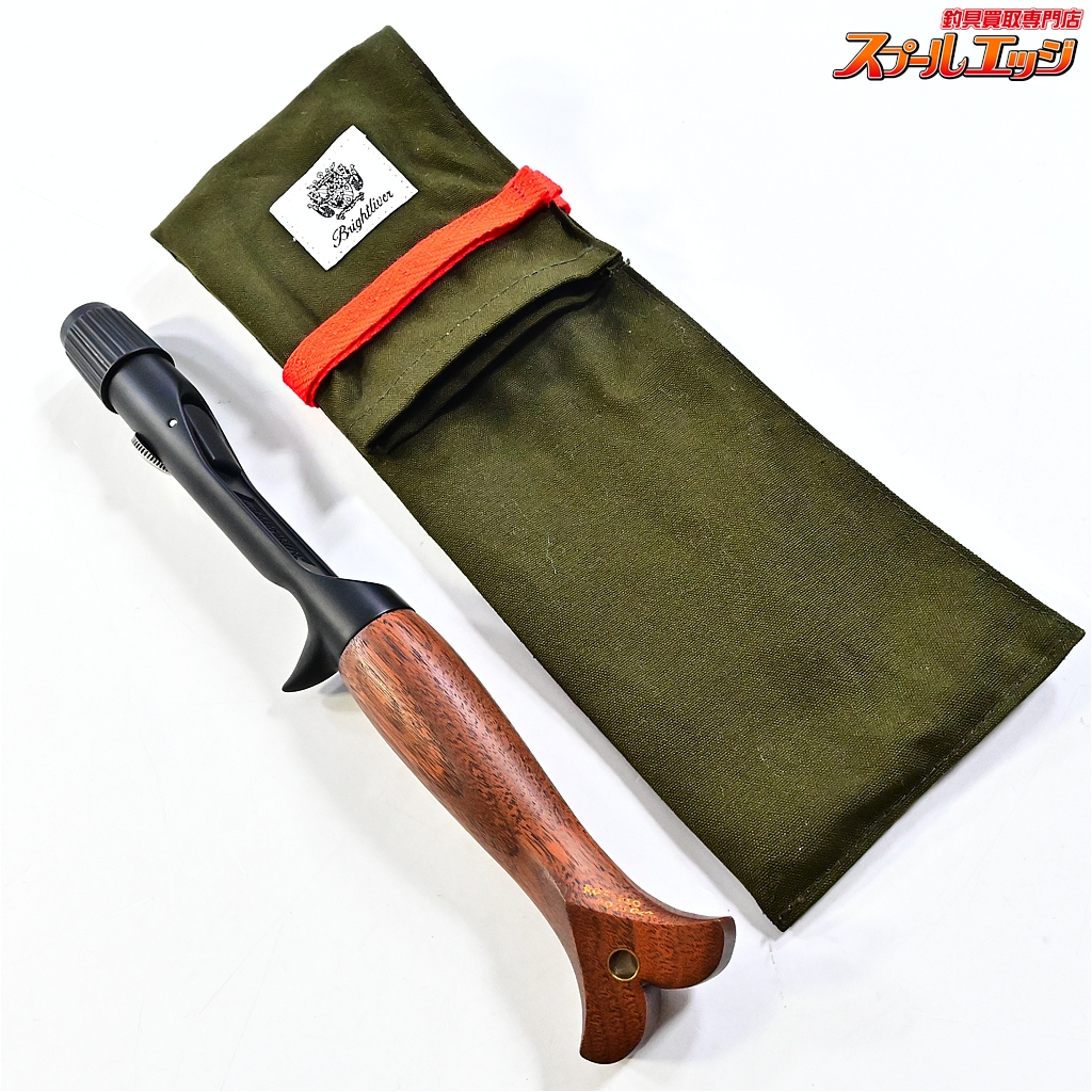 【ブライトリバー】 リバーマスター&イーナンバープロダクツ フィッシュテールグリップ 110ストレート ロットNo.049装着 BRIGHT-LIVER LIVERMASTER E-No Products K_060