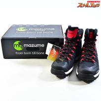 【マズメ】 スパイクシューズ ブラックxレッド LLサイズ 27cm MZWD-528 mazume K_100