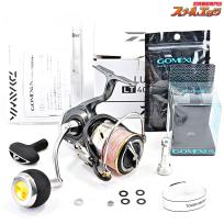 【ダイワ】 20ルビアス LT 4000-CXH ゴメクサス41mmカスタムハンドルノブ装着 リールスタンド付 DAIWA LUVIAS