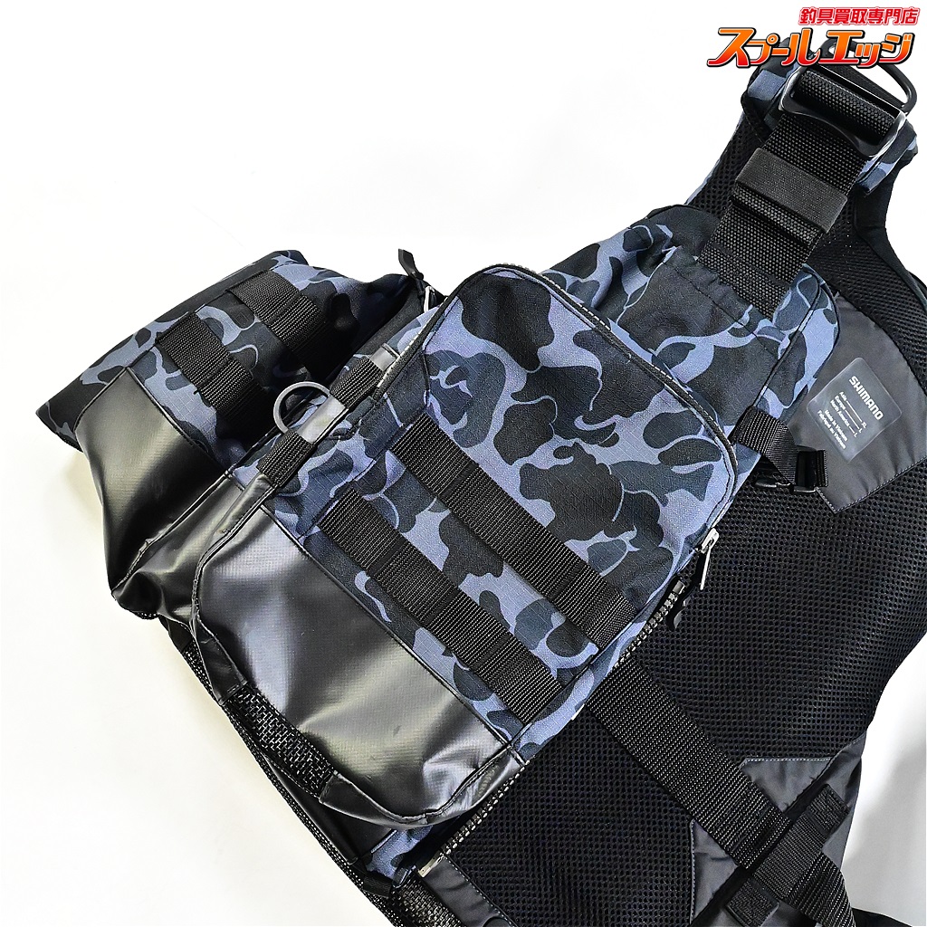 シマノ】 アクトゲームベスト VF-274W サイズアジアXL ブラック