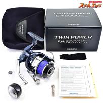 【シマノ】 21ツインパワー SW8000HG PEラインバリバス3号300m装着 SHIMANO TWINPOWER
