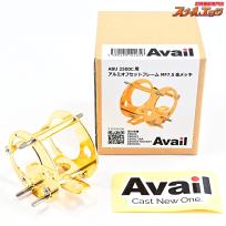 【アベイル】  アルミオフセットフレーム MF7.5 アブ アンバサダー2500C右用 金メッキ Avail OFFSET-FLAME