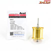 【アベイル】 マイクロキャストスプール AMB2520R ゴールド アブ アンバサダー 2500C用 Avail Spool