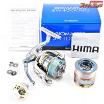 【シマノ】 13バイオマスター SW4000HG ゴメクサス38mmカスタムハンドルノブ装着 SW5000純正スプール付 SHIMANO BIOMASTER