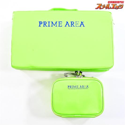 【マルキュー】 プライムエリア ヘラクッション&ライトポーチ 限定ライムグリーン MARUKYU PRIME-AREA K_100