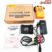 【プロックス】 小型・中型電動リール用リチウムイオンバッテリー LIB-6600 充電器付 PROX LITHIUM ION BATTERY K_060