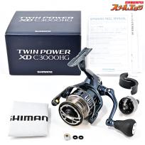 【シマノ】 17ツインパワー XD C3000HG ゴメクサスチタンラインローラー&エコノマイザー装着 SHIMANO TWINPOWER