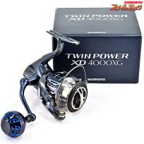 【シマノ】 17ツインパワー XD 4000XG ゴメクサス38mmカスタムハンドルノブ装着 SHIMANO TWIN POWER