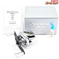 【シマノ】 18バンタム MGL XG 90mmカーボンハンドル&ゴメクサスカスタムハンドルノブ装着 SHIMANO Bantam