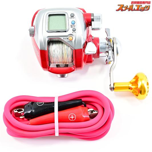 【ダイワ】 シーボーグ 400FBe 使用距離48.5km 使用97時間 アイズファクトリーアルミラウンドノブ装着 DAIWA SEABORG