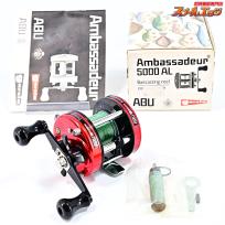 【アブガルシアxエビス】 アンバサダー 5000AL ハイスピード FN.811000 アベイルマイクロキャストスプール&カスタムレベルワインダー装着 Abu Ambassadeur
