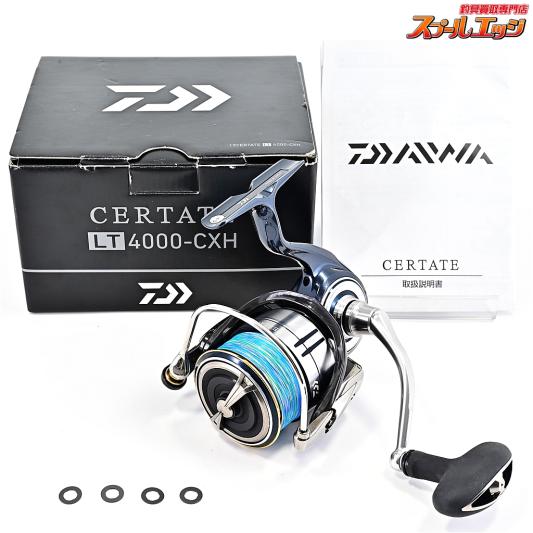 【ダイワ】 19セルテート LT 4000-CXH 未使用よつあみジグマンX8 PEライン1.5号200m装着 DAIWA CERTATE