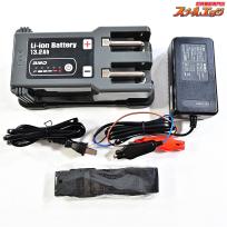 【BMOジャパン】 リチウムイオンバッテリー 13.2Ah 10A0007 チャージャーセット 電動用リールバッテリー BMO-JAPAN Battery K_100