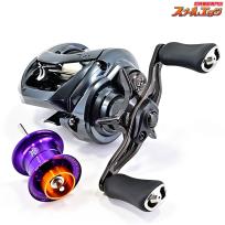 【ダイワ】 20タトゥーラ SV TW 103XHL SLPW105スプールパープル付 ハンドルナットブラック&ブラックスクリューナット装着 DAIWA TATULA