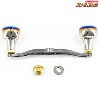 【リブレ】 クランク フェザー 120 EF30ノブ装着 ダイワ左用センターナット付 LIVRE CRANK Feather
