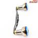 【リブレ】 クランク フェザー 120 EF30ノブ装着 ダイワ左用センターナット付 LIVRE CRANK Feather