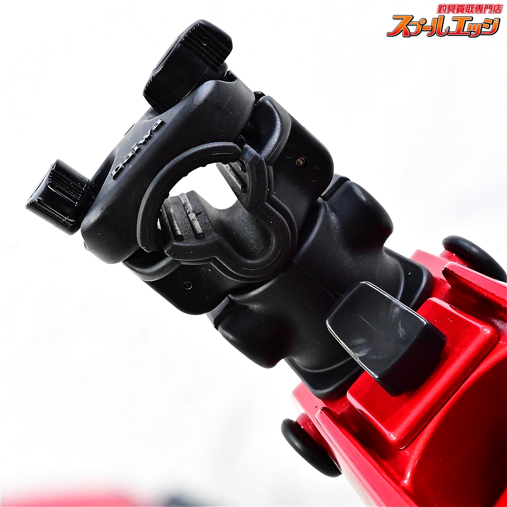 ★☆【ダイワ】 パワーホルダーCP ボート レッド ステンレスベース&クランプヘッドSS&細竿径用アダプターセット DAIWA K_060★☆e05266