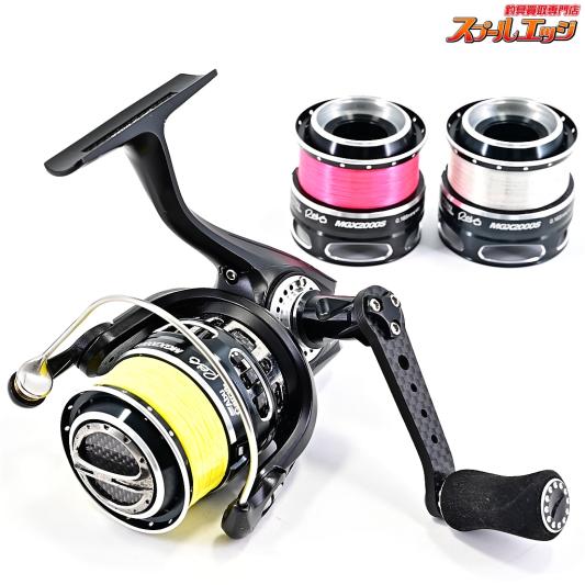 【アブガルシア】 レボ MGX 2000S リールスタンド装着 替スプール2個付 REVO MGX